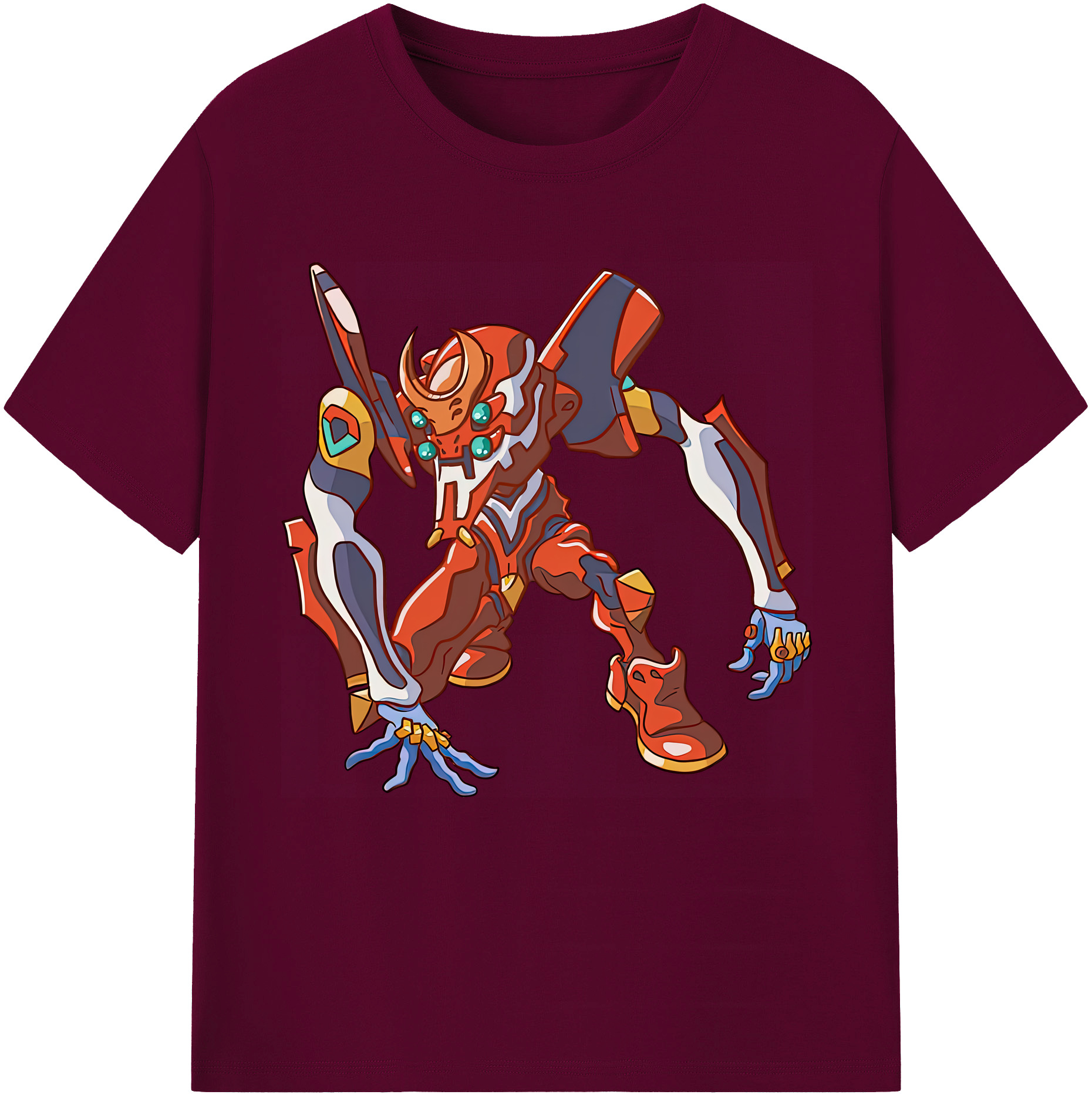 （画像用） EVA 新世紀エヴァンゲリオン レディースカジュアルプリントTシャツ（綿100％）